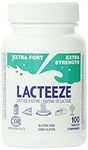 Lacteeze Extra Strength Lactase Enzyme 100-Count