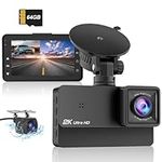 Dash Cam Front and Rear 2K+1080P Ca