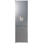 Russell Hobbs Fridge Freezer Freestanding Frost Free with Water Dispener Reversible Door, Adjustable Thermostat & Feet, 70/30 279L, 180cm High, LED Light, 2 Year Guarantee Silver RH180FFFF551E1SWD