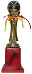 Mahindra Accessories Stainless Steel Ball Award Trophy (14 inches) Plastic. Winner Prize for Cricket, Corporate, Sports, Best Performance, Football, Dance, Singing