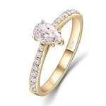Aienid 18K Yellow Gold Promise Ring