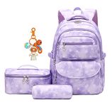 Backpack For Girls Elementary School With Lunch Box