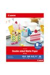 Canon 8.5" x 11" Letter-Size Double Sided Matte Photo Paper/50 Sheets – Perfect for Arts and Crafts (4076C004)