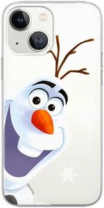 ERT GROUP Disney Frozen Olaf Phone Case Designed for iPhone 13, 6.1 inch, TPU Shockproof Protective Phone Cover, Raised Edges, Scratch Resistant Design, Olaf Design