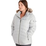 Marmot Ithaca Women's Down Puffer Jacket, Fill Power 700, Glacier Grey, Large