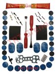 TRT Greno Quick Repair Cycle Tubular tyre 'Burst and Puncture' Repairing Complete kit and Tool of 60 Piece in Box