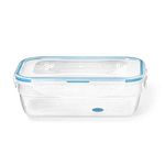 Starfrit Lock & Lock 095115-006-0000 Plastic Container with Lid 1.2 L Rectangular, Clear