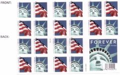 USPS Forever Stamps Lady Liberty an