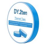 DY.2ten Thermal Adhesive Tape 10mmx25mx0.2mm, Double Sided Thermally Conductive Tapes,Cooling Tape for Heat Sink,LED Strips,Computer CPU, GPU,Coolers,SSD Drives,Easy to Apply,High Durability