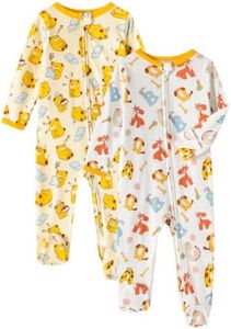 GUISBY Baby Footed Pajamas Cotton Zipper Sleeper, 0-3M