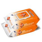 Savlon Germ Protection Disinfectant Wipes - 72s Pack (Pack of 2), Disinfectant Wipes for Hands, Body, Surfaces & Gadgets