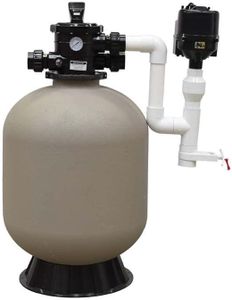 EasyPro PBF6000BL Pressurized Bead Filter with Blower for Ponds & Fish Systems / 6000 Gallon Max. / Biological & Mechanical Media Provides Excellent Filtration/Easy Intallation & Cleaning