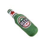 Nupaque Squeaky Dog Toys, Dog Beer Bottle Plush Toy, Wine Bottle Dog Chew Toys With Sound Squeaker, Can Help Your Dog Provide Physical Activity And Improve Emotional And Mental Health