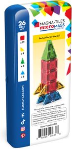 Magna-Tiles microMAGS 26-Piece Magnetic Building Set