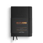 LEUCHTTURM1917 363572 Bullet Journal Edition 2, Medium (A5), Hardcover, 206 Numbered Pages, Black, Dotted with 120g/sqm Paper