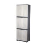 Cello Novelty Large Cupboard - White & Grey