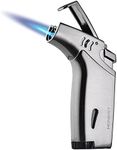 Promise by Honest Jet Torch Cigar Lighter, Power Flame Adjustable Butane Refillable Cigar Lighter Outerdoor (BN Nickel)