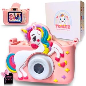 Tcheez - Appareil Photo Enfant HD, Stimule la Créativité - Appareil Photo Enfant 3 Ans et Plus, Idée Cadeau. SD Offerte, 1080p -N.1 des Appareils Photos Numériques pour Enfants, Cadeau Fille 4 Ans
