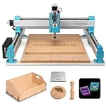 Genmitsu CNC Router Machine 4040-PRO for Woodworking Metal Acrylic MDF Nylon Cutting Milling, GRBL Control, 3 Axis CNC Engraving Machine, Working Area 400 x 400 x 78mm (15.7” x 15.7” x 3.1”)
