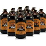 Bundaberg Australian Family Owned Root Beer I 375ML I Carbonated Sarsaparilla and Vanilla I Ginger and Liquorice Flavoured Drink with Sugar and Sweetener I Pack of 12 I Whole Case