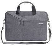 Red Lemon Nylon Hybrid Business 15.6 Inch Shock & Waterproof Unisex Laptop Bag - (Grey, 15.6")