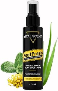 Industrial Heavy Duty Foot Odor Spray for Shoes and Feet - Extra Strength Shoe Deodorizer - Mint Foot Spray for Smelly Feet with Witch Hazel and Tea Tree Oil - Long Lasting Shoe Deodorizer