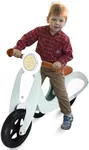 LAVA Sport | Wooden Balance Bike - Vespa Scooter Design - Mini Motor Bike for Children - Adjustable Seat - Quality Toy Material - Grows with Your Toddler - Fun First Riding Experience (Mint)