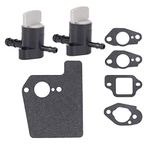 Mikatesi 2PCS 16950-Z0Y-003 Fuel Shut-off Valve Petcock Assy with Gaskets Kit Replace for Honda GCV160A0 GCV160LA GCV160LA0 GCV160LA1 GCV170LA GCV190LA GCV200LA GSV190LA Lawn Mower Engine Parts