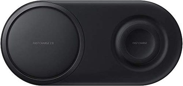 Samsung Wireless Charger DUO Pad, Fast Charge 2.0 (US Version with Warranty) - Black