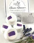 Aromatherapy Shower Steamers, Vegan, Handmade Shower Bombs, Gift Box, Shower Spa Experience, Cruelty Free, Essential Oils, Relaxation Gift Box, Spa Set, Handmade in The UK, Lavender, Jasmine