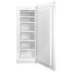 SIA 160 Litre Tall White Freestanding Upright Freezer 6 Large Freezer Drawers, Reversible Door, Adjustable Legs, Adjustable Thermostat, H1440 x W545 x D580, Recessed Door Handle, Noise 41dB SFZ144WH