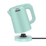 0.8L Small Electric Kettle for Boiling Water, Stainless Steel Travel Kettle, 1000W Fast Boiling Teapot, Boiling-Dry Protection, Automatic Shutdown, Green