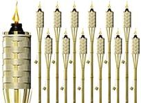 Matney Bamboo Torches for Outside -