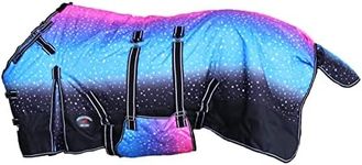 CHALLENGER 74" 1200D Horse Turnout Waterproof Heavy Weight Winter Blanket 5B102