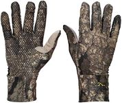 North Mountain Gear Realtree Timber Stretch Fit Hunting Gloves - Lightweight Camouflage Glove Liner
