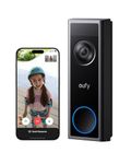 eufy Video Doorbell C31, 2K FHD, Battery or Hardwire Powered, Easy to Install, Quick-Release Battery, Live Video Call, 24/7 Recording, Human & Motion Detection, HomeBase S380 Compatible,No Monthly Fee