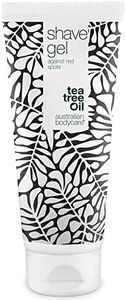 Australian Bodycare Shave Gel 200 ml | Con Tea Tree Oil australiano| Gel da barba non schiumoso per una perfetta rasatura | Previene bruciature da rasoio e macchie rosse | Riduce i peli incarniti