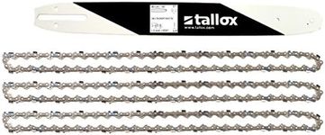 tallox Guide Bar and 3 Chainsaw Cha