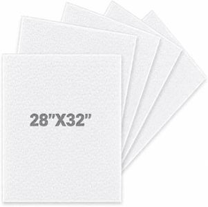 High-PQ Bubble Pouches Wrap, Clear Not Self-Seal Bubble Out Bags with Double Walled Cushioning, Ideal for Packing, Shipping, Storage, Moving (5PCS-28x32Inches)