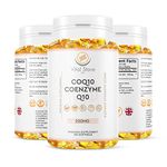 CoQ10 200mg - 120 Vegan Softgels (4 month supply) - Easy to swallow - Vegan Ubiquinone Coenzyme Q10 - High Strength Coq10 Supplement for all diets