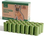 ATIFBOP Biodegradable Dog Poop Bags 360 Count Scented, Leak Proof and Extra Thick Waste Bag Refill (Scented)