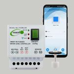 Smart WiFi Based Water Level Controller (Manually Start Motor By Pressing Green Push Button or Mobile app or Schedule Timer and Turn off Automatic When Tank Full )