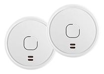 UltraFire UBS1 Optical Smoke Alarm With 9 Volt Replaceable Battery - Two Pack