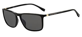 BOSS 0665/s/it Sunglasses, 2M2/IR Black Gold, One Size