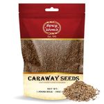 Spicy World Caraway Seeds Whole 1 Pound (16 Oz Bulk) - Perfect for Rye Bread, Sauerkraut, and for Cooking - Carraway Seeds, Gourmet Caraway Seed