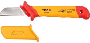 Yato YT-21210 Injection Insulated Cable Knife(Straight) |Power Tools|hand Tools|Industrial Tools, Multicolor