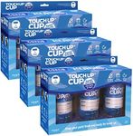 Touch Up Cup Empty Plastic Paint Storage Containers with Lids for Leftover Paint, Touch Ups, As Seen On Shark Tank Products, 13 oz, Pack of 9