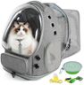 Wuciray Expandable Cat Carrier Backpack No Tools Required large Pet Carrier Backpack Suitable for Cats and Dogs Weighing up to 8KG Cat Bag with Inner Safety Hook for Travel Hiking Camping