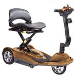 Ability Superstore Lightweight Curlew Automatic Folding Mobility Scooter Copper (Eligible for VAT relief in the UK)