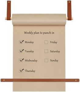 HXLVENDORS Kraft Paper Dispenser,11.8inch Butcher Paper Holder,Includes 30 Meter Long Brown Paper Roll,Roller Kraft Paper Roll Display Stand for Wall Decor, Artwork, to-Do Lists and Ideal Ideas.